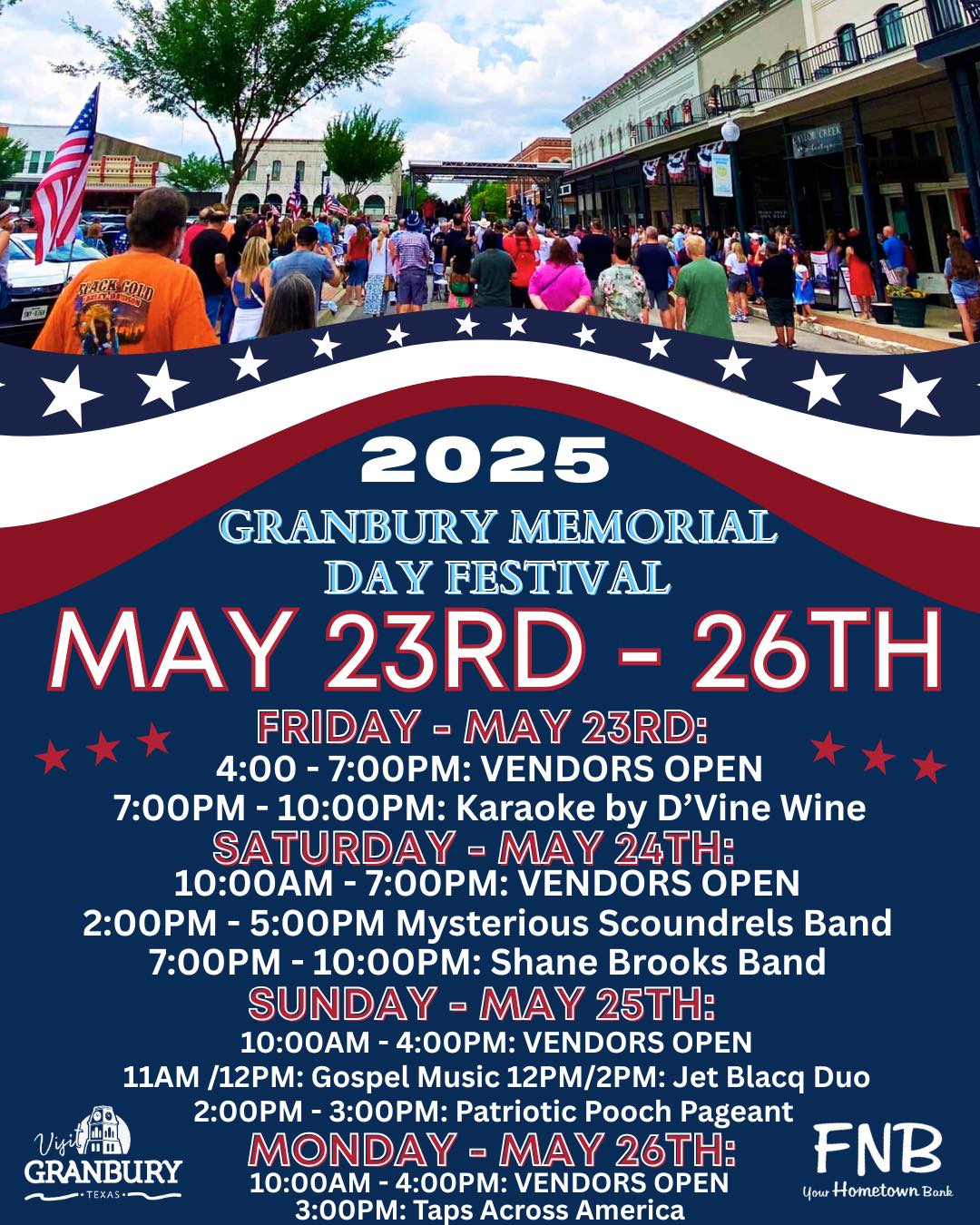 2025 Memorial Day Schedule