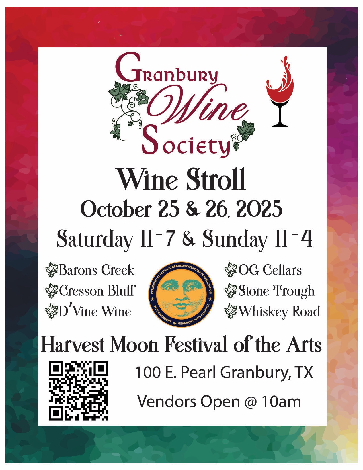 Harvest Moon Wine Stroll Information